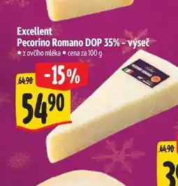Albert Excellent Pecorino Romano DOP 35% - výseč 100 g nabídka