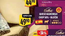 Albert Excellent QUESO MANCHEGO CHOP 50%-BLOČEK 100 g nabídka