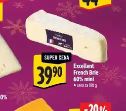 Albert Excellent French Brie 60% mini 100 g nabídka