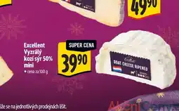 Albert Excellent Vyzrálý kozí sýr 50% mini 100 g nabídka