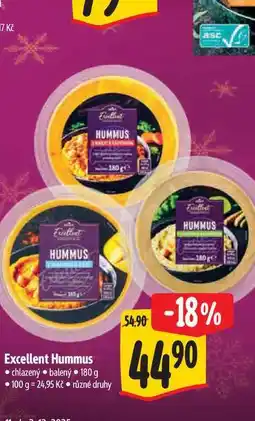 Albert Excellent Hummus 180 g nabídka
