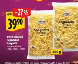 Albert World's Market Tagliatelle/ Spaghetti 500 g nabídka