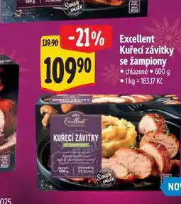 Albert Excellent Kuřecí závitky se žampiony 600 g nabídka