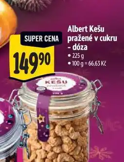 Albert Albert Kešu pražené v cukru 225 g nabídka