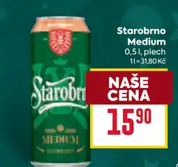 Billa Starobrno Medium nabídka