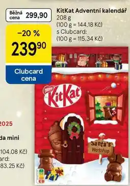 Tesco KitKat Adventní kalendář, 208 g nabídka