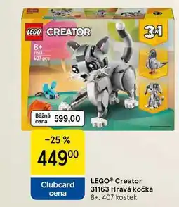 Tesco LEGO Creator 31163 Hravá kočka 8+. 407 kostek nabídka