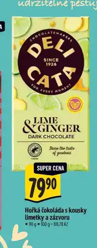 Albert Hořká čokoláda s kousky limetky a zázvoru 90 g nabídka