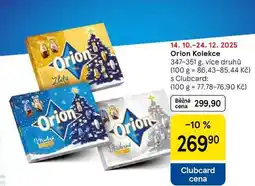Tesco Orion Kolekce, 347-351 g, více druhů nabídka