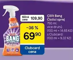 Tesco Cillit Bang Čisticí sprej, 750 ml nabídka