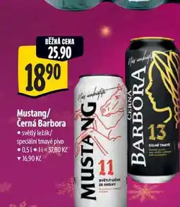 Albert Mustang/ Černá Barbora 0,5 l nabídka