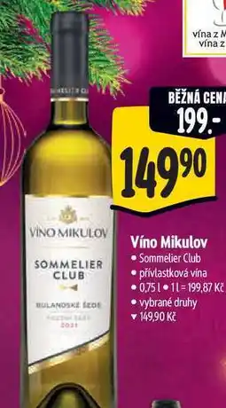 Albert Víno Mikulov 0,75 l nabídka