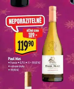 Albert Paul Mas 0,75 l nabídka