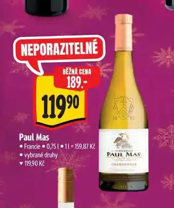 Albert Paul Mas 0,75 l nabídka