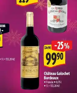 Albert Château Galochet Bordeaux 0,75 l nabídka