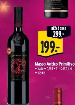 Albert Masso Antico Primitivo 0,75 l nabídka