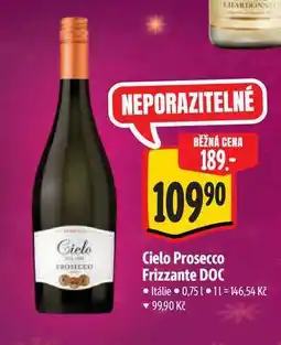 Albert Cielo Prosecco Frizzante DOC 0,75 l nabídka
