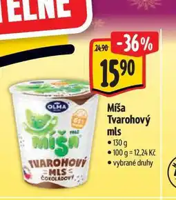 Albert Míša Tvarohový mls 130 g nabídka