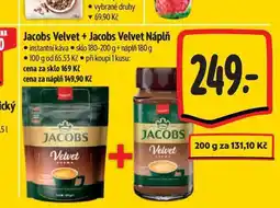 Albert Jacobs Velvet + Jacobs Velvet Náplň 180-200 g nabídka