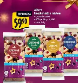 Albert Albert Linecké těsto s máslem 400 g nabídka