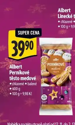Albert Albert Perníkové těsto medové 400 g nabídka