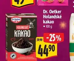 Albert Dr. Oetker Holandské kakao 100 g nabídka