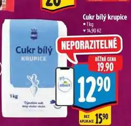 Albert Cukr bílý krupice 1kg nabídka