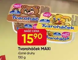 Hruška Milko Tvaroháček 130g, vybrané druhy nabídka