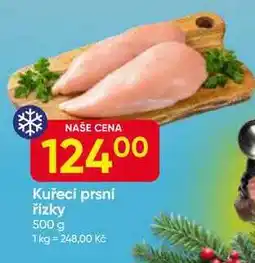 Hruška Kuřecí prsní řízky 500g mražené nabídka