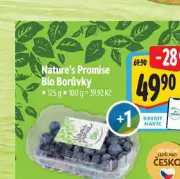 Albert Nature's Promise Bio Borůvky 125 g nabídka