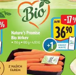 Albert Nature's Promise Bio Mrkev 750 g nabídka