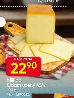 Hruška Milkpol Eidam uzený 45% 100 g nabídka
