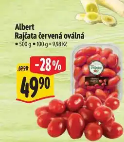 Albert Albert Rajčata červená oválná 500 g nabídka