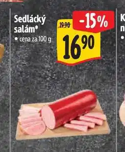 Albert Sedlácký salám 100 g nabídka