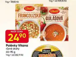 Hruška Vitana polévka různé druhy 45-95 g nabídka