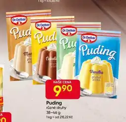 Hruška Dr. Oetker Puding různé druhy 38-46 g nabídka