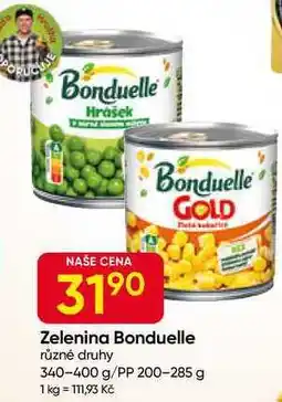 Hruška Bonduelle různé druhy 340-400 g/PP 200-285 g nabídka