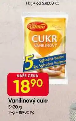 Hruška Vitana Vanilinový cukr 5x20g nabídka