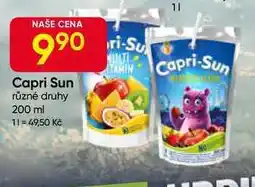 Hruška Capri Sun různé druhy 200 ml nabídka