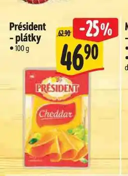Albert Président - plátky 100 g nabídka
