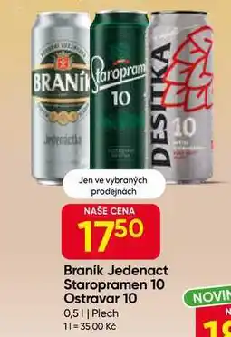Hruška Braník Jedenáctka 0,5l plech nabídka