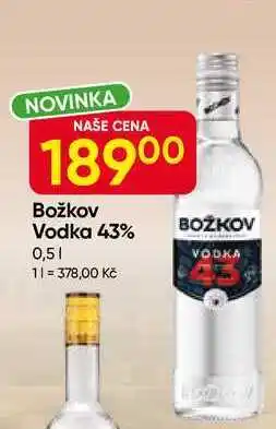 Hruška Božkov Vodka 43% 0,5l 0.5L nabídka