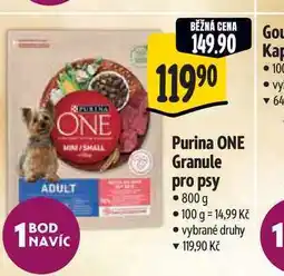 Albert Purina ONE Granule pro psy 800 g nabídka