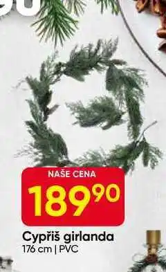 Hruška Cypřiš girlanda 176 cm, PVC nabídka