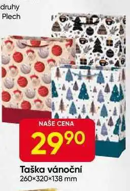 Hruška Taška vánoční 260×320×138 mm nabídka