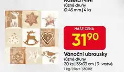 Hruška Vánoční ubrousky různé druhy 20 ks | 33x33 cm | 3-vrstvé nabídka