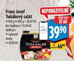 Albert Franz Josef Tuňákový salát 160 g nabídka