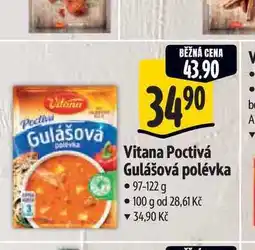 Albert Vitana Poctivá Gulášová polévka 97-122 g nabídka