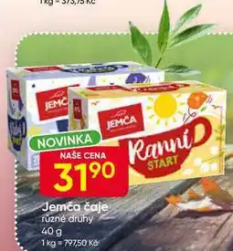 Hruška Jemča čaje různé druhy 40 g nabídka