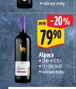 Albert Alpaca 0,75 l nabídka
